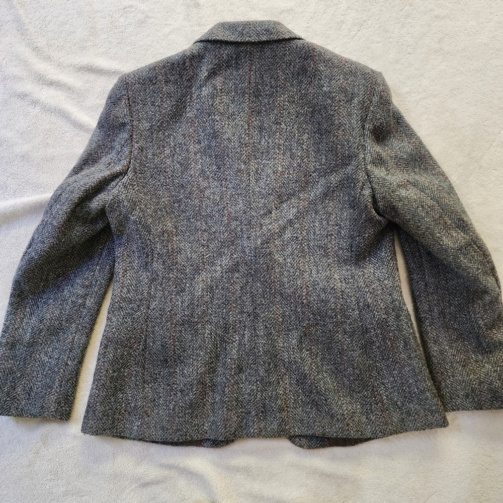 Harris Tweed Scottish Wool Blazer - Picture 4 of 13